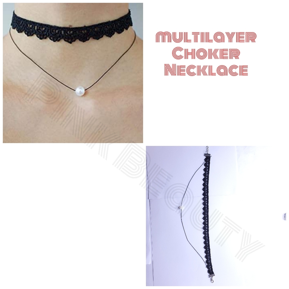 Multilayer Lace Choker Necklace